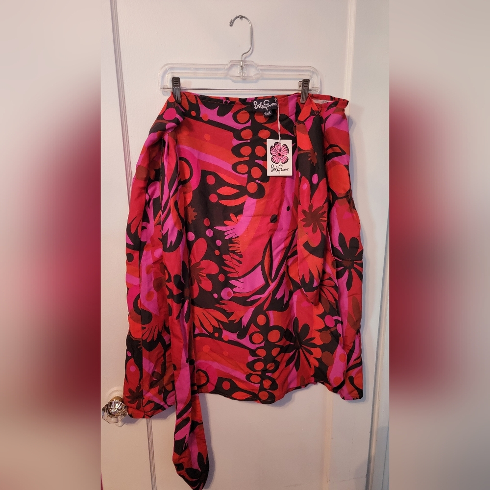 NWT Lesley Evers, Lola Wrap Skirt, 2X